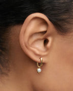 THE LUMINA PEARL MINI HOOPS