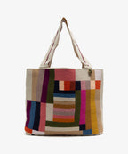 LARGE ARTISAN SHOPPER - TOAST MULTICOLOR