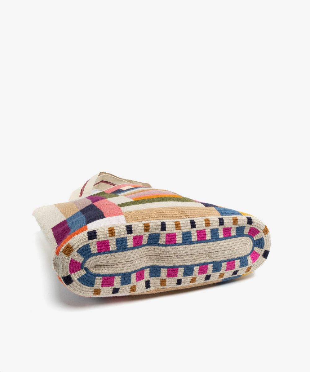 LARGE ARTISAN SHOPPER - TOAST MULTICOLOR Secondary image